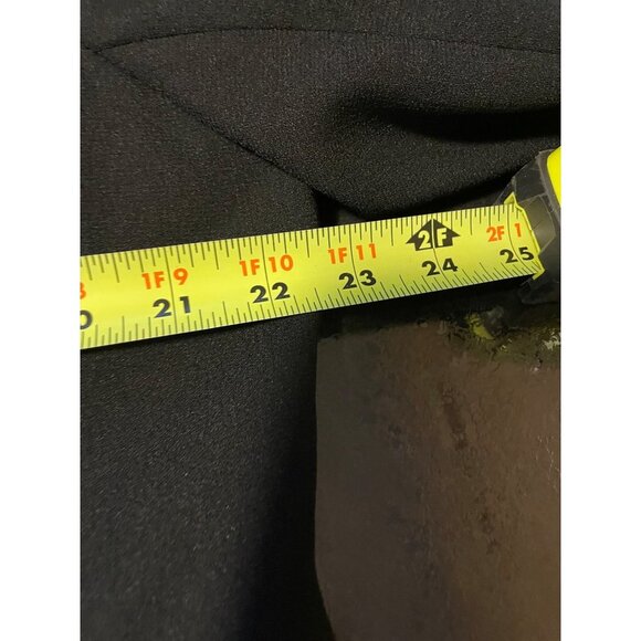 Nygard Black Two Button Long Blazer Jacket Sz 16 - Picture 8 of 10